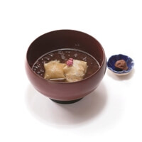 特製ぜんざい ( 温・玄米餅、冷・白玉 )